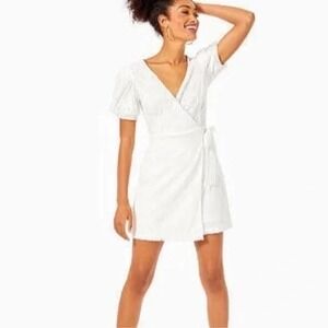 Lilly Pulitzer Jasleen Romper Jellyfish Critter Crochet Resort White Size M